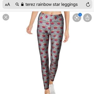 Terez rainbow star leggings